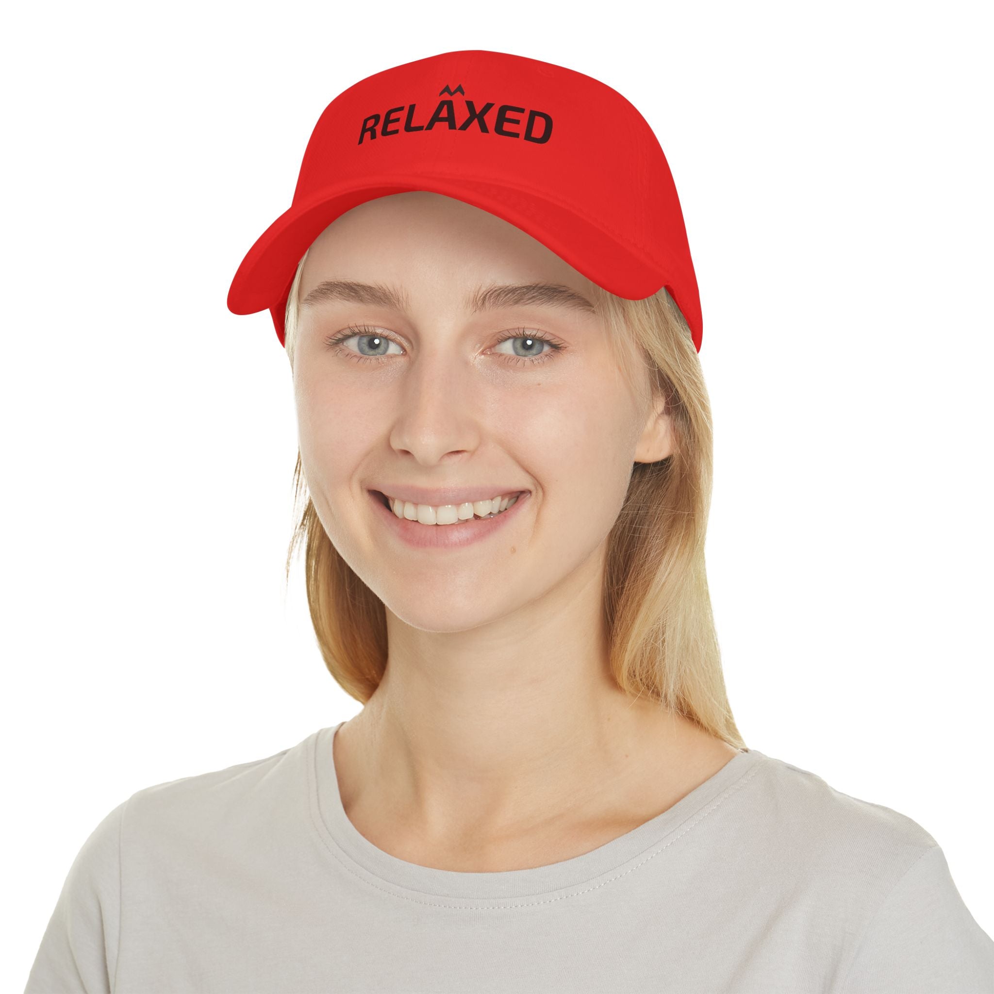 'RELAXED' Mood Cap Embroidered Baseball Cap — Minimal Positive Dad Hat